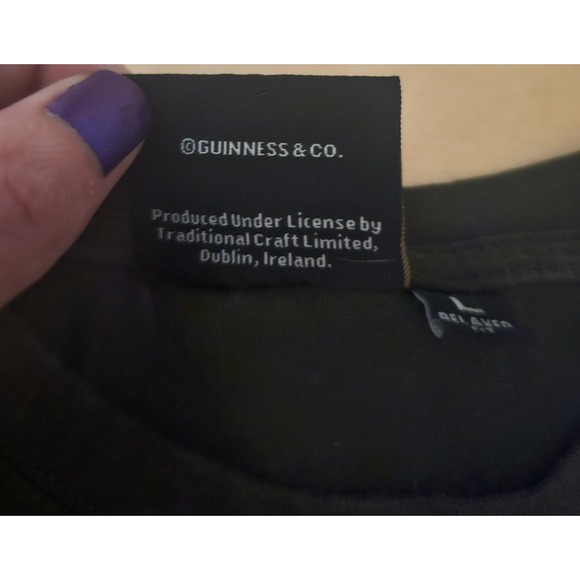 Guinness Extra Stout T-Shirt Dublin Ireland Graphic Print Relaxed Fit L - Picture 5 of 6